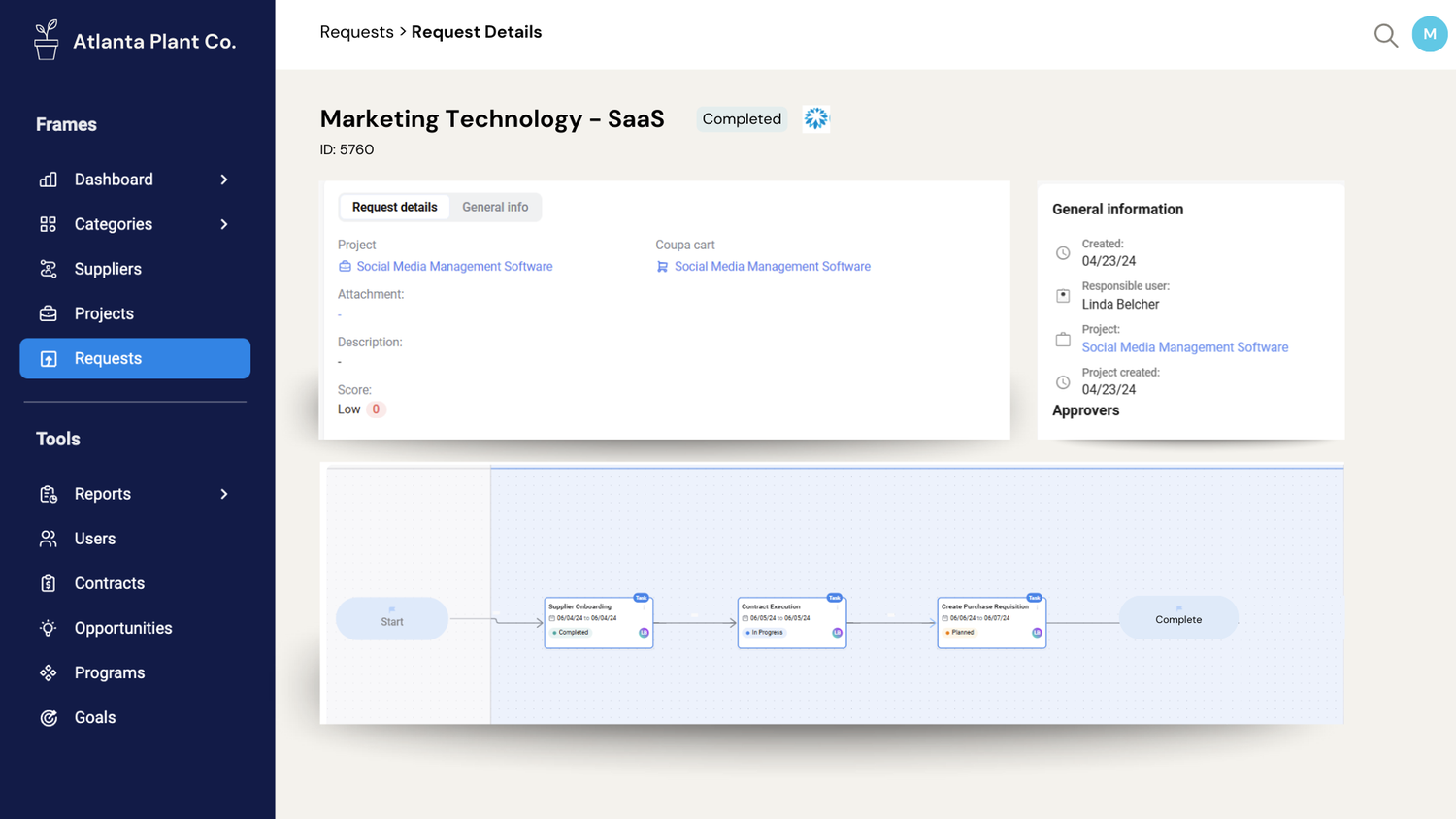 stylized screenshot of Focal Point's platform about workflows that work for your process